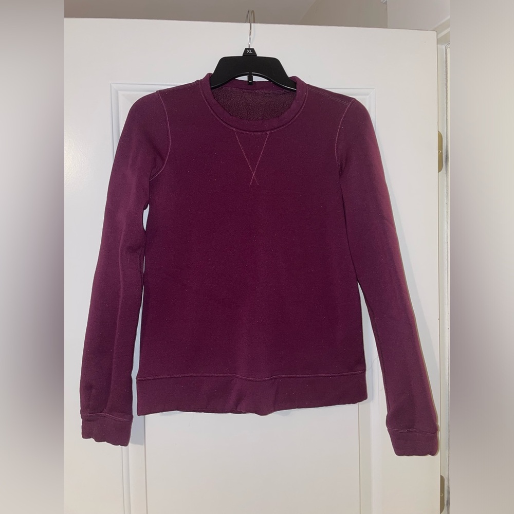 Lululemon Burgundy Sweatshirt